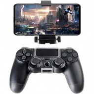 PS4 Controller Phone Holder Clip For Remote Play, Mobile Gaming Holder Bracket, Adjustable Mounting 