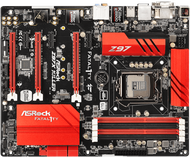 【จัดส่งอย่างเป็นทางการ】เมนบอร์ด Z97เอสร็อคนักฆ่า Z97X LGA 1150 4 × DDR3 32GB PCI-E 3.0 6 × SATA III 