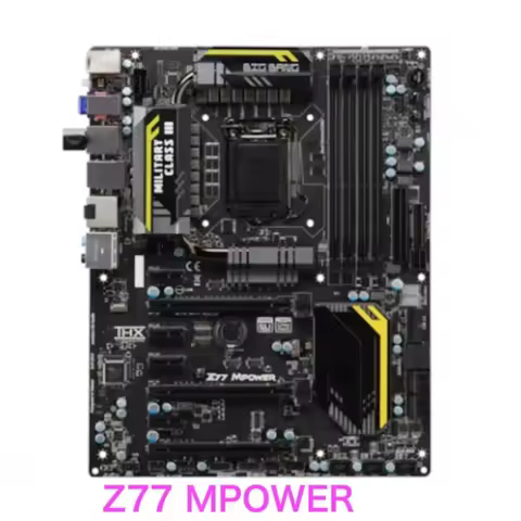 Suitable For MSI Z77 MPOWER Desktop Motherboard LGA 1155 USB3.0 SATA3 DDR3 Mainboard 100% Tested OK 