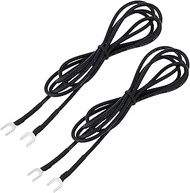Be In Your Mind 2pcs 1M Turntable Earth Wire with 5mm Fork Terminals 22AWG Wire