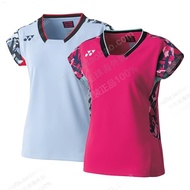 YONEX Yonex Yy ชุดกีฬาแบดมินตันเสื้อยืดทีมญี่ปุ่นหญิงเสื้อผ้าแข่งกีฬากระโปรงตัวบน20718/20749