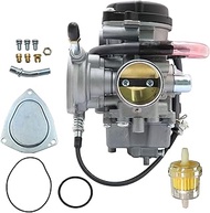 SecosAutoparts Carburetor W/Intake Manifold Boot 1P0-E4101-01-00 Compatible with Yamaha Bruin Big Be