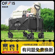 Outdoor Camper Camping Trolley Trolley Foldable Trailer Picnic Camp Camping Stall Trolley