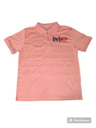 Customized DEPED MATATAG Peach Drifit Polo Shirt