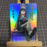 Blue File Azure File Azure File Adjustment Moon Liyin Gilding Flash Card Black Long Straight Royal S