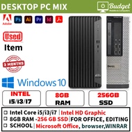 DESKTOP PC MIX INTEL i5/i3/I7 2ND,3RD GEN,6TH GEN,7TH GEN, 8TH GEN FOR OFFICE, EDITING, SCHOOL