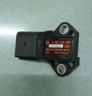 038906051E  Intake Manifold Boost Pressure Sensor MAP Sensor VW GOLF JETTA PASSAT TIGUAN TOURAN EOS 