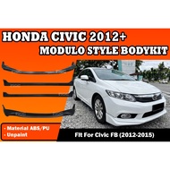 HONDA CIVIC FB 2012-2015 MDL BODYKIT (MDL) BUMPER SKIRT LIP FOR CIVIC FB FRONT SKIRT SIDE SKIRT REAR