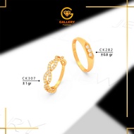 Gold Ring 6K and 8K Gold Lines Code CK 282 CK 307