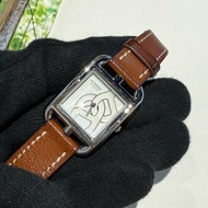 愛馬仕 豬鼻子雙層手錶 U刻