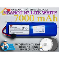 PIN ROBOT HÚT BỤI NÂNG CẤP NEABOT N2 LITE WHITE BẢO HÀNH 9 THÁNG