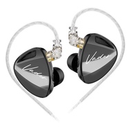 KZ Vader Triple-Driver แบบไดนามิกหูฟังชนิดใส่ในหูความละเอียดสูง Balanced ชุดหูฟังไฮไฟกีฬาหูฟัง Silve