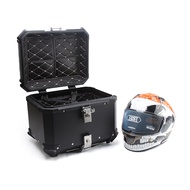 Top Box Motorcycle Aluminium 45L Motorcycle Box Storage Top Box Extra Trunk SUITABLE FOR TOP BOX