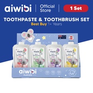 Aiwibi Kid's Toothpaste & Toothbrush Set