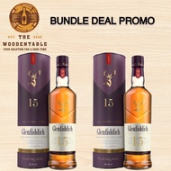 Bundle Of 2 Glenfiddich 15 Years 700ml