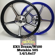 Sport Rim FG505 Y15ZR/Y16/EX5 Dream/W100 Sport Rim FG505 Mutakin 1.4/1.6x17 Black/Blue