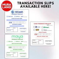 GCash Maya Load Resibo Receipt (100sheets)