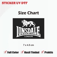 Football Casual Ultras Sticker Logo Brand Glossy LV/Up UV DTF Multi Sticker