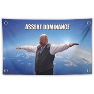 外贸旗帜 berman assert dominance fg涤纶挂布