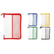 Zipper File Plain Zippered Mesh Folder Folio Document Folder File/ /F4