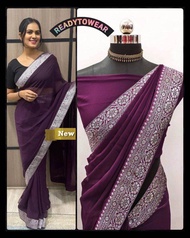 [PRE-ORDER] 2024 DEC READYMADE SAREE WITH UNSTICH BLOUSE ( DELIVERY 10 WORKING DAYS) ETA: 2024-12-30