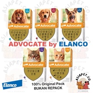 Advocate Dog and Cat Flea and Worm Drops for Dogs and Cats Effective per TUBE