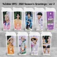 Tumbler BTS 2022 Season's Greetings ver 2 - Drink Bottle Merchandise KPOP Unofficial Jungkook Jimin Jin J-Hope Taehyung RM Suga