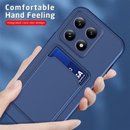 Colorful Card Bag Soft Silicone Phone Case For Xiaomi 15T 14T 13T 12T 11 Pro 5G Camera Protection Fu