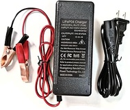 14.6V 5A LiFePO4 Battery Charger for 12V/12.8V LiFePO4 12AH-50AH Battery, 2-Stage Smart Trickle Char