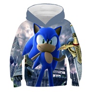 Popular Games Hoodies Anime Hoodie Sonic Hoodies Oversized Hoodies Boy Fashion Jackets Kid long-slee