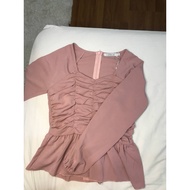 LUBNA PRELOVED GATHERED BLOUSE