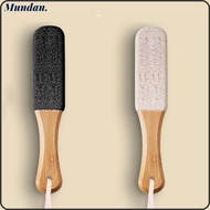 MUNDAN Foot Rasp, Silicon Carbide Bamboo Foot Sander, Durable 360° Non Slip Foot Scrubber For Feet
