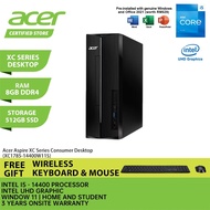 ACER Aspire XC 1785 14400W11S Office Desktop - Intel i5-14400/8GB DDR5/512GB SSD/Intel UHD/Win11/Ms 