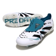 25 Elite Tongue FG men's knitting football shoes,leather soccer match shoes size 39-45 QL8V