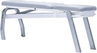 AIBI Compact+ Foldable Flat/Incline Workout Bench - White