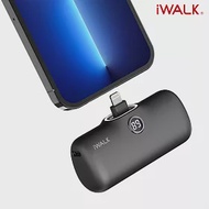 iWALK Pro 閃充數顯直插式4800mAh行動電源lightning頭 雅黑