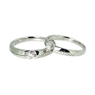 Taukemas 18K/10H10A Couple Ring - H005R (CP-005)