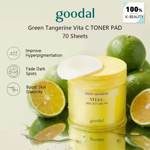 GOODAL Green Tangerine Vita C TONER PAD (23AD),Quenching & Plumping,Delicate Refining,Leave-On Treat