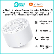 Loa Bluetooth Xiaomi Mi Compact Speaker 2 QBH4141EU | Chơi nhạc ~4h | Pin 480mAh | Bản Quốc Tế | Bảo