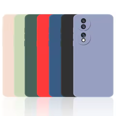 For Honor 70 Case Cover Honor 70 Lite 80 SE Pro Plus Soft Liquid Silicone Bumper Protective Back Pho