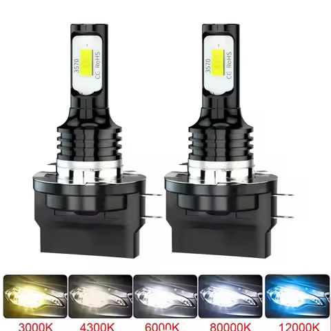 2Pcs 20000LM 100W 6500K 3000K 12000K H15 H11B Led Headlight CSP CHIP Car Fog Light Bulbs 12V 24V