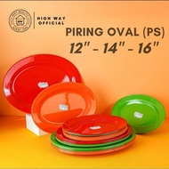 Oval plastic plates 10' & 12' HW