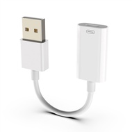 USB Male to Lightning Female Audio Adapter Cable,Type A to Lightning Audio Converter for Lightning E