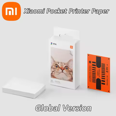 Global Version Original Xiaomi Zink 2"x3" Premium Photo Paper 20 Pack Sealed New For Xiaomi ZINK AR 
