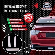 DRIVE 68 Bodykit (3 PCS) Reflective Sticker Accessories