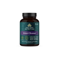 Liver Detox Supplement by Ancient Nutrition, Ancient Herbals Liver Cleanse with Milk Thistle, Dandel