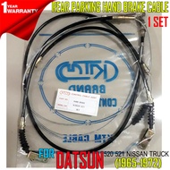 FOR DATSUN 520 521 NISSAN 1965-72 70 FRONT REAR R/L PARKING HAND BRAKE CABLE SET