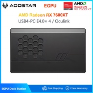 AOOSTAR  XG76XT Graphics Card AMD Radeon RX 7600XT External GPU Docking Station Oculink USB4