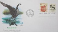 美國野生動物系列--1978美國加拿大野雁Canada Goose紀念首日信封(特價優惠)