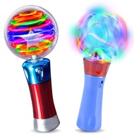 ArtCreativity LED Wands for Kids, Set of 2, includes 1 Light Up Orbiter Spinning Wand and 1 Light Up